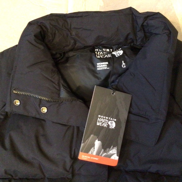 MOUNTAIN HARDWEAR GLACIAL STORM BLACK JACKET - Picture 7 of 9